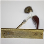 Classic Brass & Enamel Golfer Figure Modeled After Hagenauer