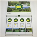 2017 Masters Tournament Dozen Titleist Unsed Logo Golf Balls in Original Box/Sleeves