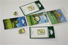 Seven Masters Tournament Pins/Ballmark - 2011, 2013, 2014, 2017, 2018(x2), & Undated