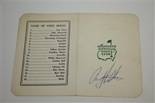Craig Stadler Signed Vintage Augusta National Golf Club Scorecard JSA ALOA