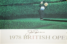 Jack Nicklaus Signed 1978 British Open Championship Lithograph Print by Yamagata JSA ALOA
