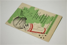 1953 Newsweek Presents Hole-by-Hole Pictorial Description of Oakmont CC Fold Out Booklet