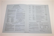 1940 US Open at Canterbury Booklet, Contestant Panel/Sticker, & Series Train Pass