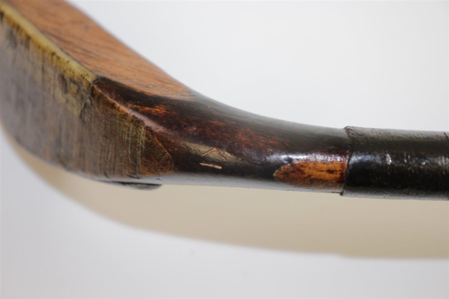 J. Anderson Long Nose Wood Shafted Play Club - Anderson Stamped In Head