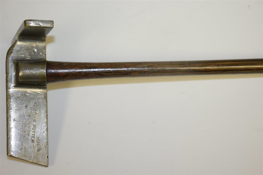 Rare Circa 1923 Holmac Rudder Putter with Oversized T-Shaped Head - One of 5 Known