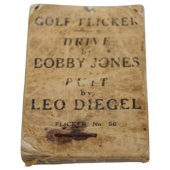 Drive by Bobby Jones & Putt by Leo Diegel Flicker Golf Book No. 50