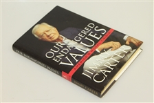 Jimmy Carter Signed 'Our Endangered Values' Book JSA #K35232
