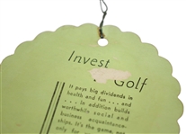 1942 Masters Tournament SERIES Badge #280 with Original String - Low Number - Finest Condition Known