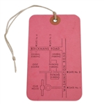 1955 Masters Tournament Final Round Ticket #1977 with Original String - Top Condition Example!