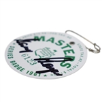 Gary Player Signed 1961 Masters SERIES Badge #6123 with Original Pin JSA ALOA 