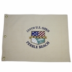 2000 US Open at Pebble Beach Seldom Seen Embroidered Canvas Flag