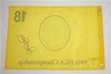 Rory McIlroy Signed 2012 PGA Championship at Kiawah 'The Ocean Course' Flag JSA ALOA
