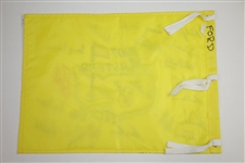 Doug Ford's 2007 Masters CHAMPS Dinner Signed Flag with Arnie, Jack, Seve Middle JSA ALOA