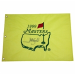 Jose Maria Olazabal Signed 1999 Masters Tournament Embroidered Flag JSA ALOA