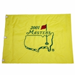 2001 Masters Tournament Embroidered Flag - Tiger Woods Winner