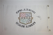 Jack Nicklaus Signed 2000 US Open at Pebble Beach White Flag GOLDEN BEAR cert#04313