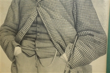Tom Morris Photo Engraving with Facsimile Signature of Tom Morris Sr. - Framed