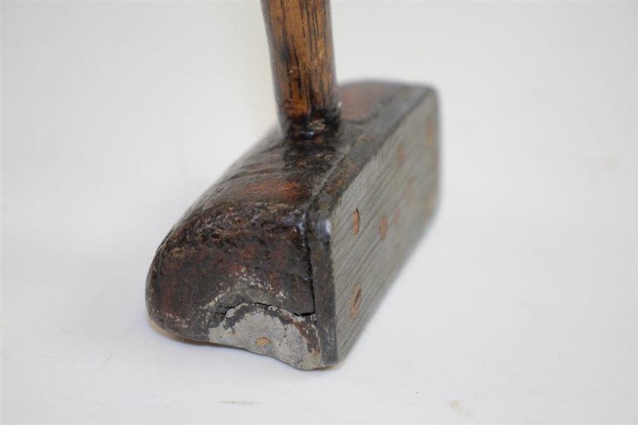 Wood Shafted Mallet Putter Made By Dr. Paul CT Bacon - Personal Putter