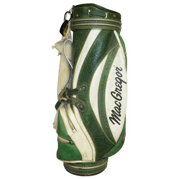 Leland Duke Gibson MacGregor Personal Used Golf Bag with Bag Tags Including JDM Country Club