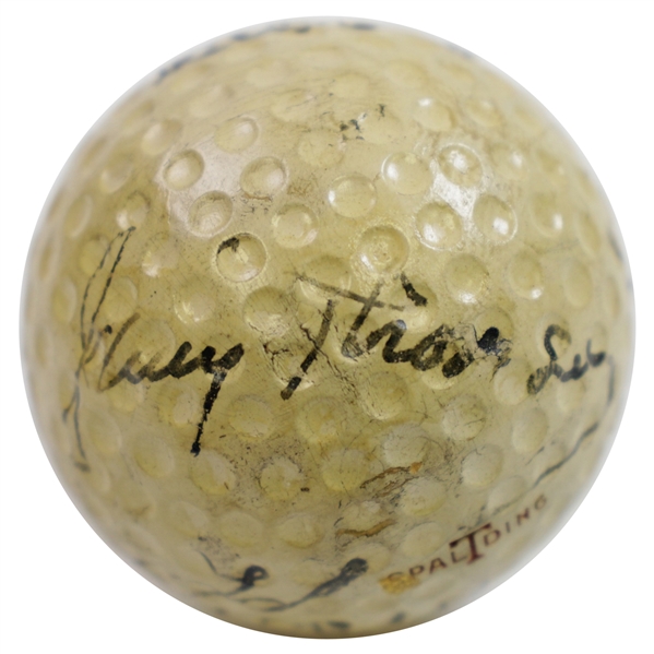 Horton Smith, Lawson Little, Jimmy Thomson, & Harry Cooper Signed Golf Ball JSA FULL #BB52878