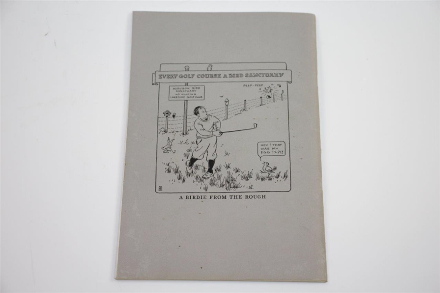 Bobby Jones' 1926 'Golf Clubs as Bird Sanctuaries' Book - Scarcest Written Work