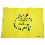 Tiger Woods Signed 2019 Masters Embroidered Flag Limited Ed