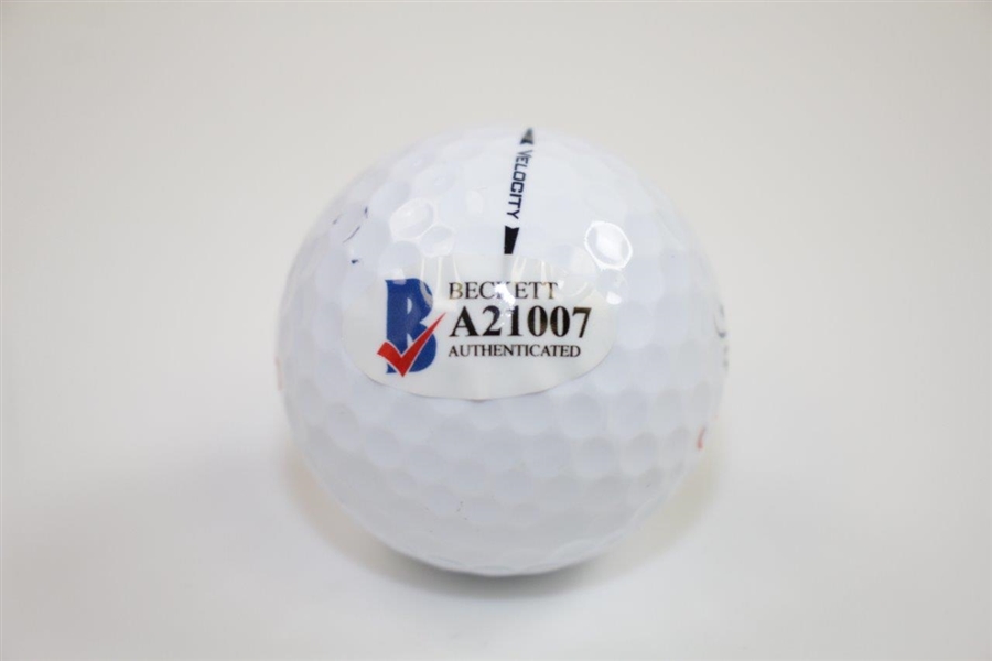 Jack Nicklaus Signed World Golf Hall of Fame Logo Golf Ball BECKETT #A21007