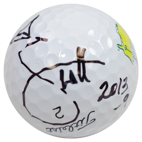 Adam Scott Signed Masters Logo Golf Ball with '2013' & '-9' JSA #EE39879