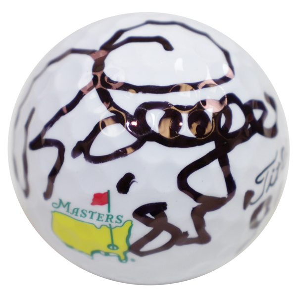 Bernhard Langer Signed Masters Logo Golf Ball with '85' & '93' JSA #GG32094