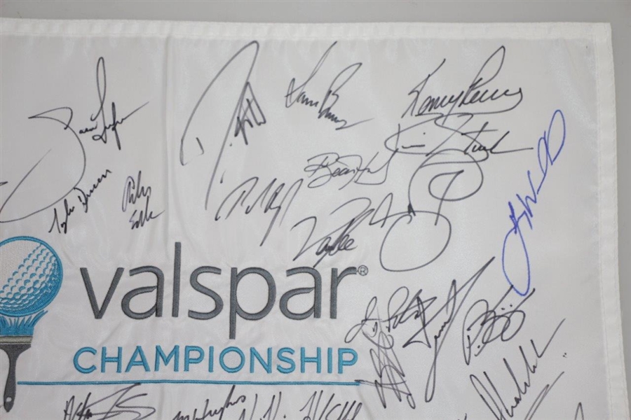 2019 Valspar Championship at Copperhead Course Field Signed Flag JSA ALOA