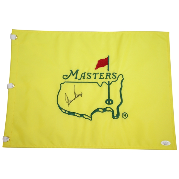 Gary Player Signed Masters Undated Embroidered Flag JSA #GG32110