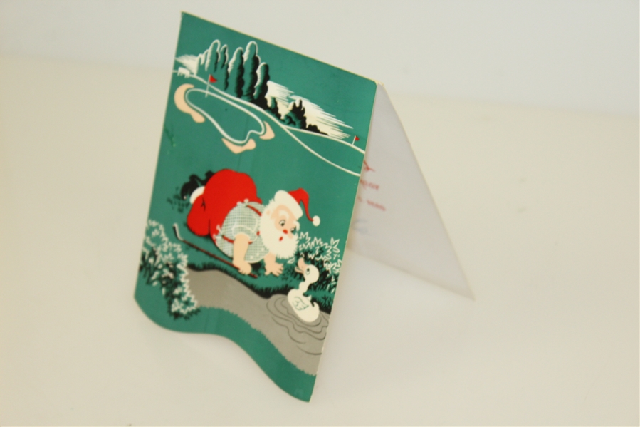 Four Christmas/Holiday/Season Greetings Cards - Ed Furgol, John Derr, & others