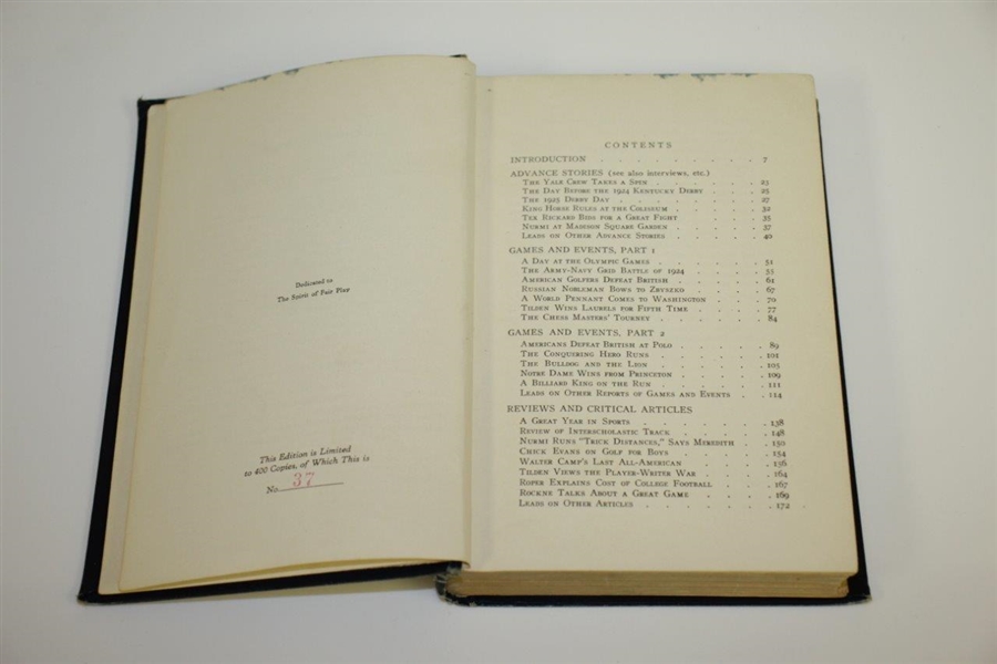 1925 Sport Writing of Today & Selections from the Best Sport Stories by Lawrence Murphy