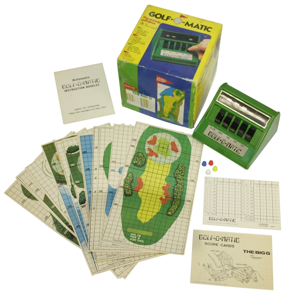 1972 Golf-O-Matic Game - Simple Yet Intriguing Table-Top Facsimile of Real Golf 
