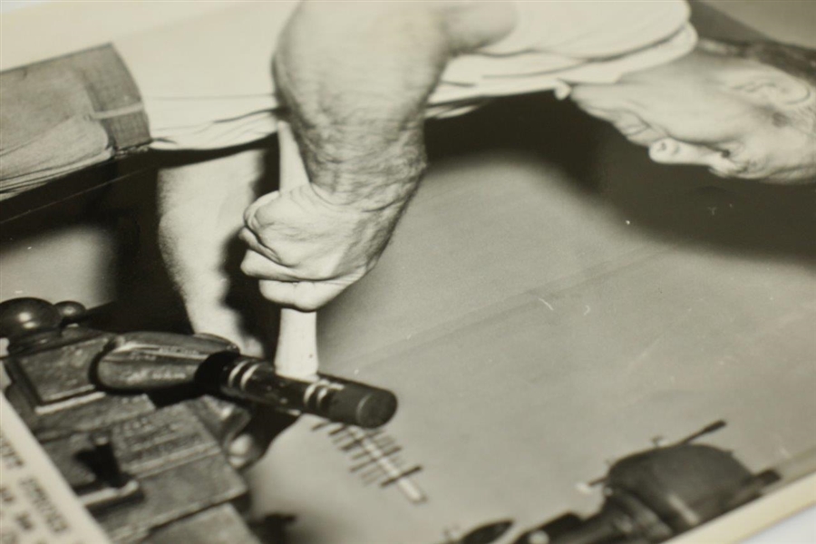 Arnold Palmer 1961 'Different Stroke for Palmer' in Workshop Original Photo
