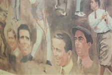 1978 Artists Proof Golf Immortals World Golf Hall Of Fame Dom Lupo Lithograph