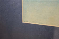 Bobby Jones Signed Thomas E. Stephens USGA Print Display With Best Regards, Bob Jones JSA ALOA