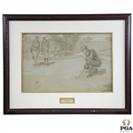 Pencil and Pastel On Board Signed by Artist Fielyen - Framed