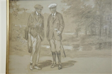Pencil and Pastel On Board Signed by Artist Fielyen - Framed