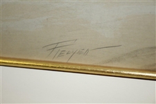 Pencil and Pastel On Board Signed by Artist Fielyen - Framed