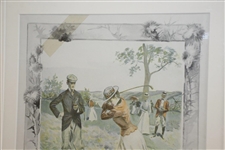 On The Links Magazine Illustration - Ivory Soap Advertisement 
