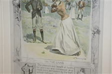 On The Links Magazine Illustration - Ivory Soap Advertisement 