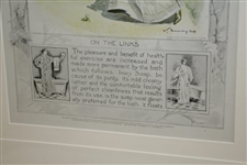 On The Links Magazine Illustration - Ivory Soap Advertisement 
