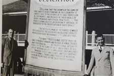 PGA of America Dedication at Augusta National Clubhouse - Tom Walsh & George Jacobus Photo