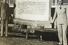 PGA of America Dedication at Augusta National Clubhouse - Tom Walsh & George Jacobus Photo