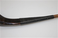 Robert Forgan Long Nose Club Stamped R. Forgan with Lambskin Grip - 37 James Simson Shaft Stamp
