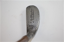 Circa 1910 GL Fotheringham Wooden Shafted Putter