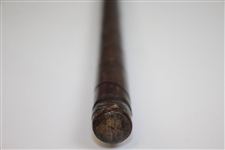 Unknown Maker Aluminum Head Wood Shafted Putter -'Putter' Stamped In Head