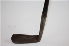 Alex Patrick Wood Shafted Leven A. Compstons 100% Putter Pat. No. 723455 with St Andrews Bend