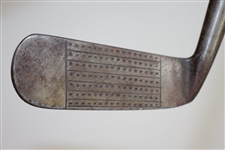 Alex Patrick Wood Shafted Leven A. Compstons 100% Putter Pat. No. 723455 with St Andrews Bend